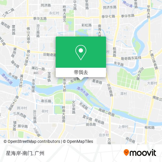 星海岸-南门地图