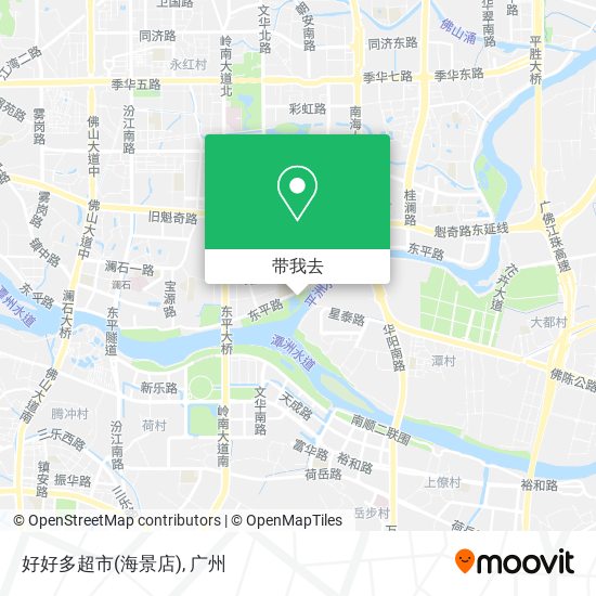 好好多超市(海景店)地图