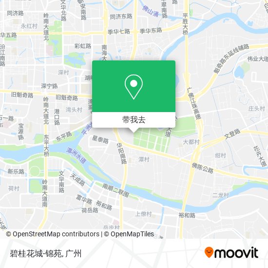 碧桂花城-锦苑地图