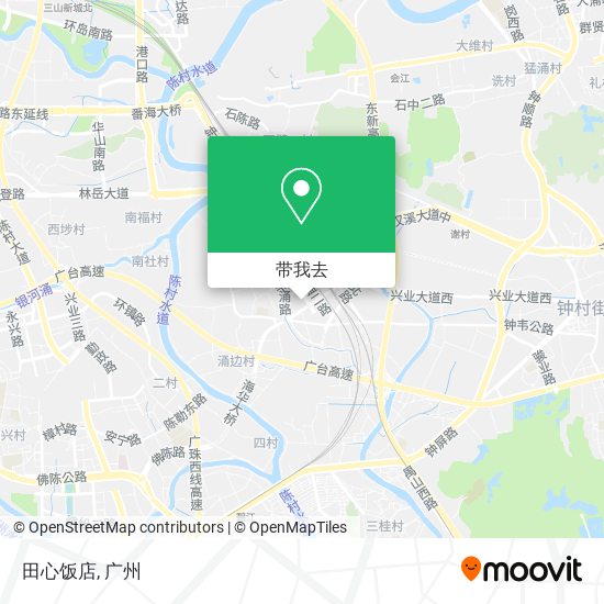 田心饭店地图