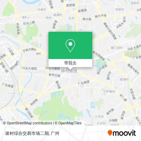 谢村综合交易市场二期地图