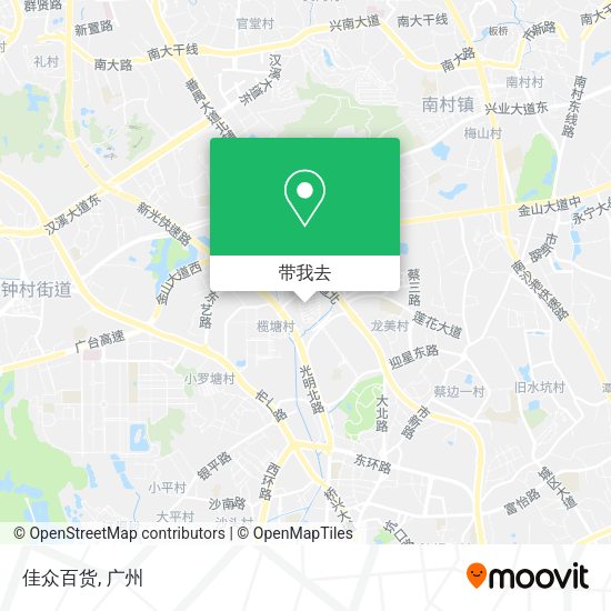佳众百货地图