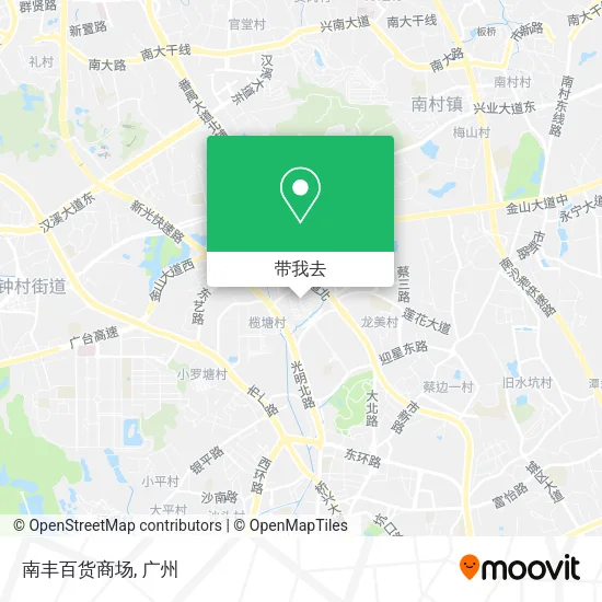 南丰百货商场地图