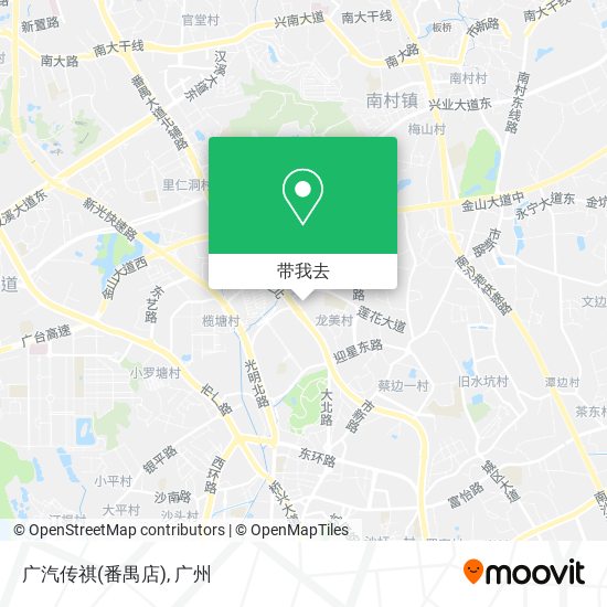 广汽传祺(番禺店)地图
