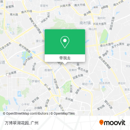 万博翠湖花园地图