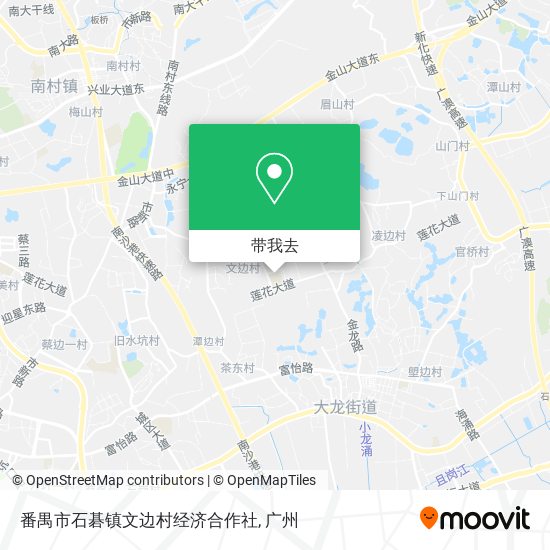番禺市石碁镇文边村经济合作社地图