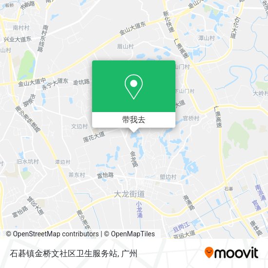 石碁镇金桥文社区卫生服务站地图
