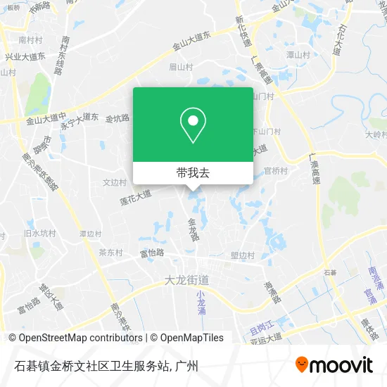 石碁镇金桥文社区卫生服务站地图