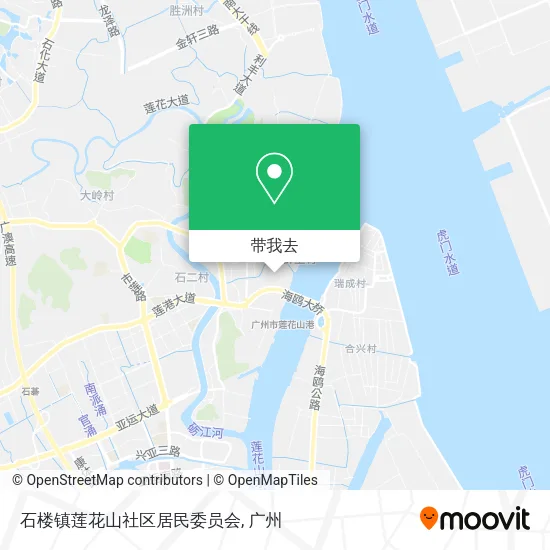 石楼镇莲花山社区居民委员会地图