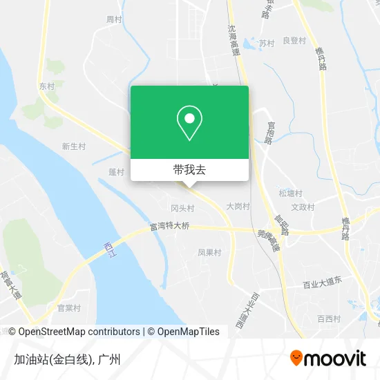 加油站(金白线)地图