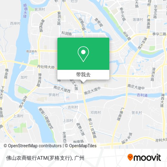 佛山农商银行ATM(罗格支行)地图