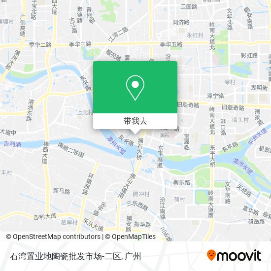 石湾置业地陶瓷批发市场-二区地图