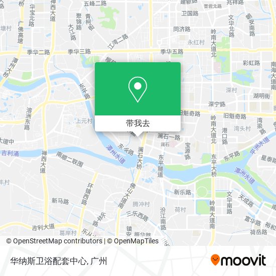 华纳斯卫浴配套中心地图