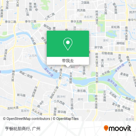 亨畅轮胎商行地图