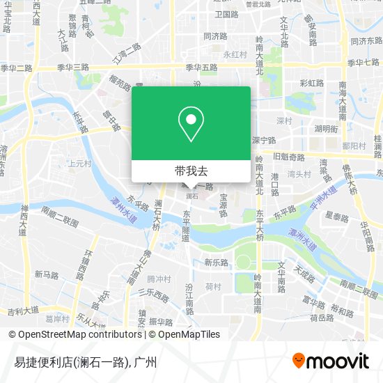 易捷便利店(澜石一路)地图