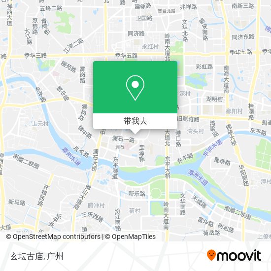玄坛古庙地图