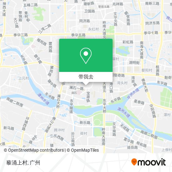 藜涌上村地图