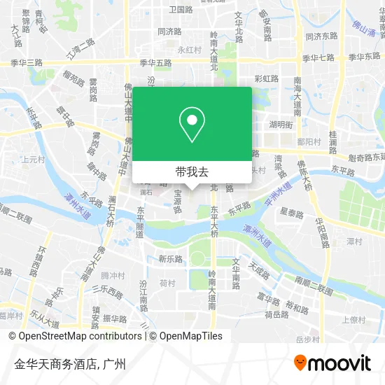 金华天商务酒店地图