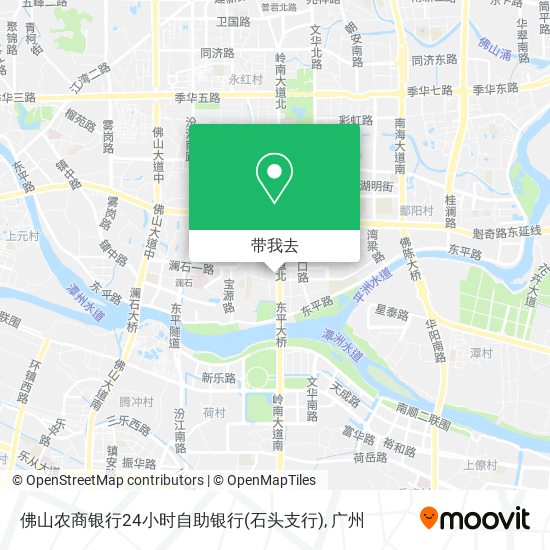 佛山农商银行24小时自助银行(石头支行)地图