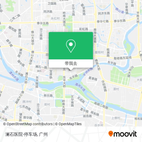 澜石医院-停车场地图