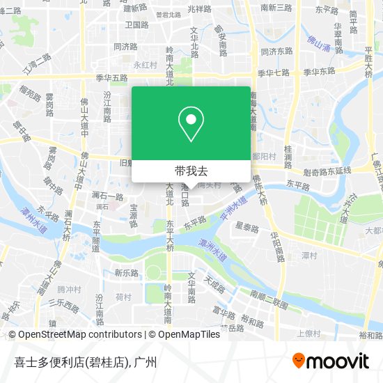 喜士多便利店(碧桂店)地图