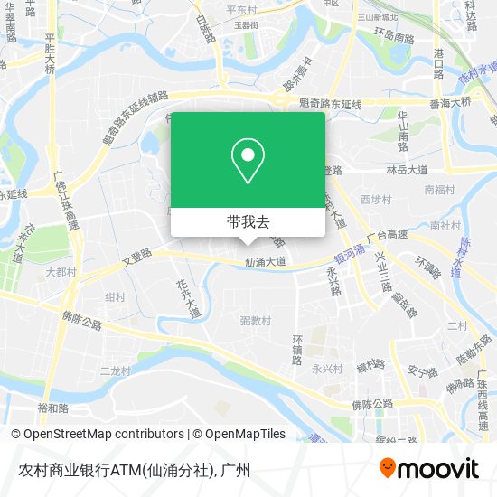 农村商业银行ATM(仙涌分社)地图