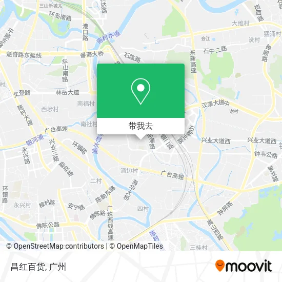 昌红百货地图