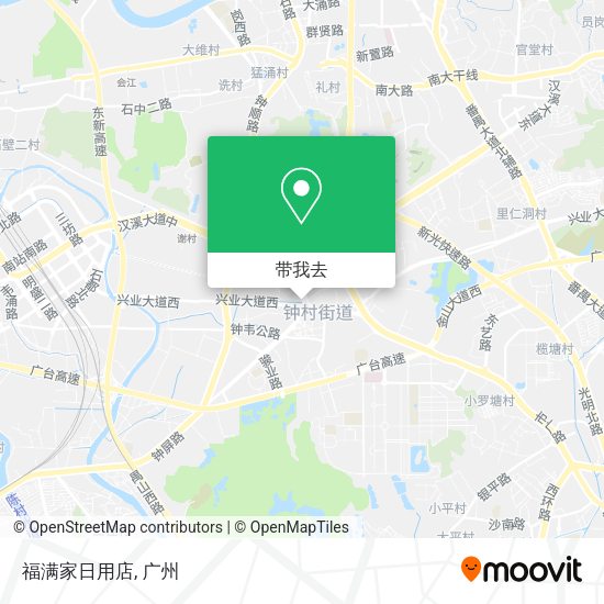福满家日用店地图