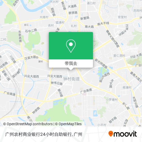 广州农村商业银行24小时自助银行地图