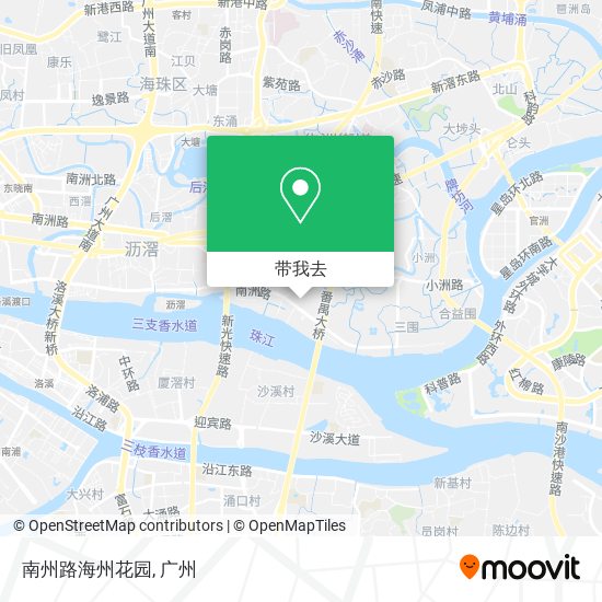 南州路海州花园地图