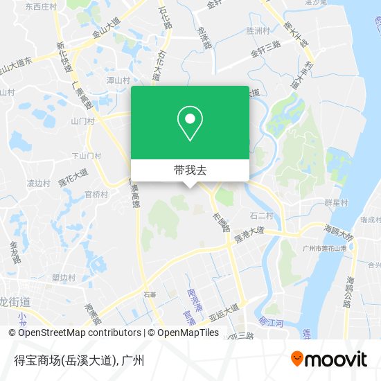 得宝商场(岳溪大道)地图