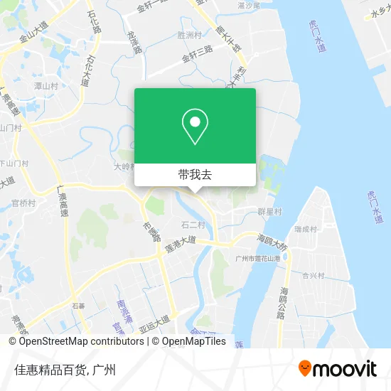 佳惠精品百货地图