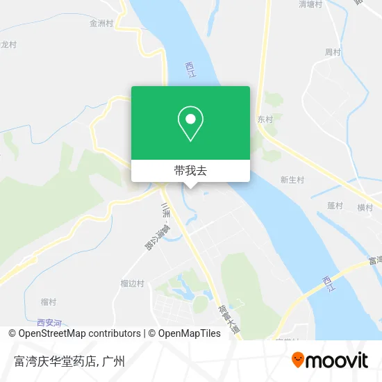 富湾庆华堂药店地图