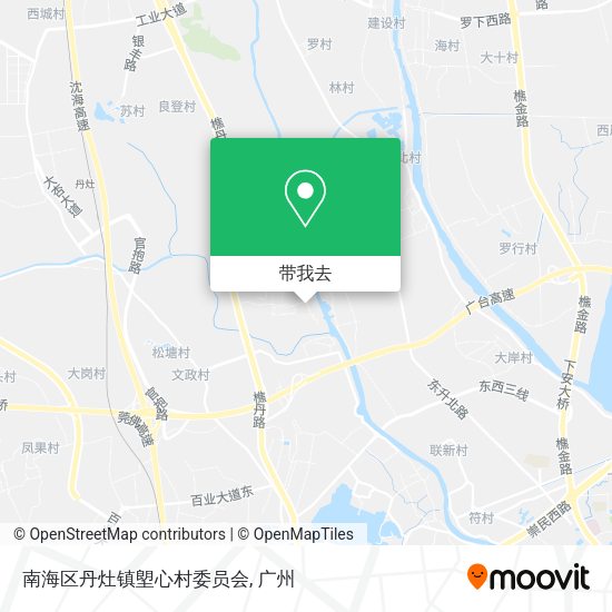 南海区丹灶镇塱心村委员会地图