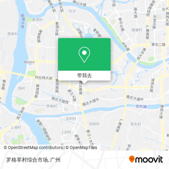 罗格莘村综合市场地图