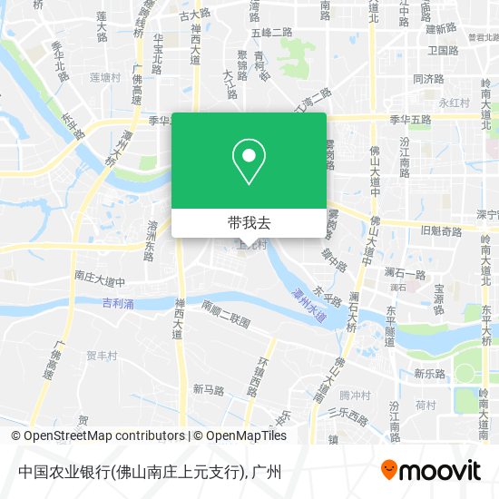 中国农业银行(佛山南庄上元支行)地图