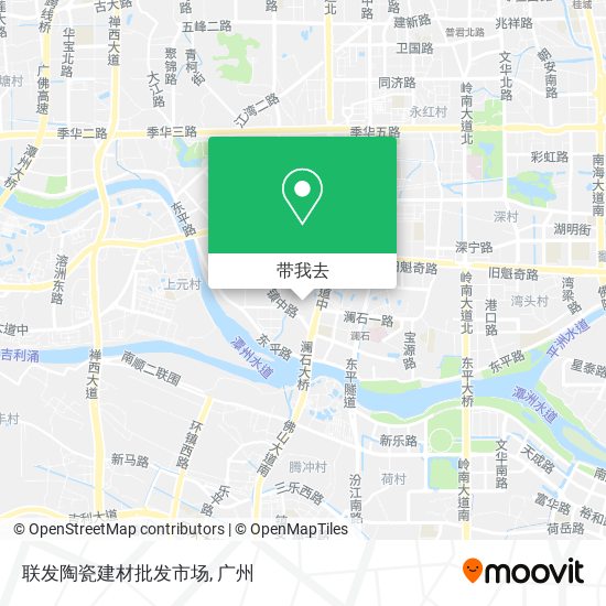 联发陶瓷建材批发市场地图