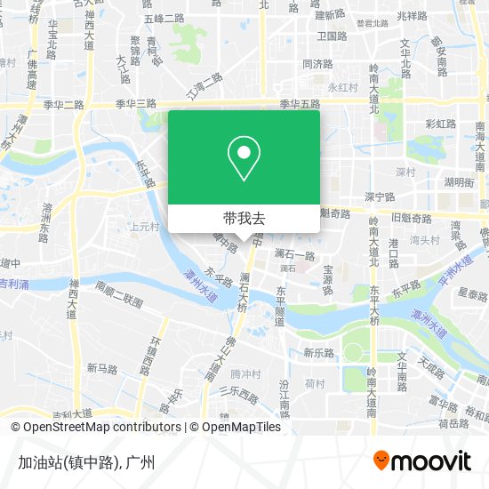 加油站(镇中路)地图