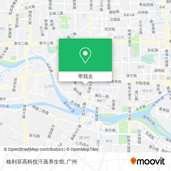 格利菲高科技汗蒸养生馆地图