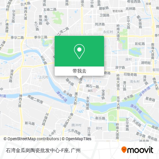 石湾金瓜岗陶瓷批发中心-F座地图
