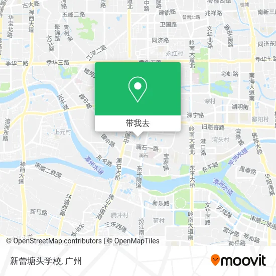 新蕾塘头学校地图