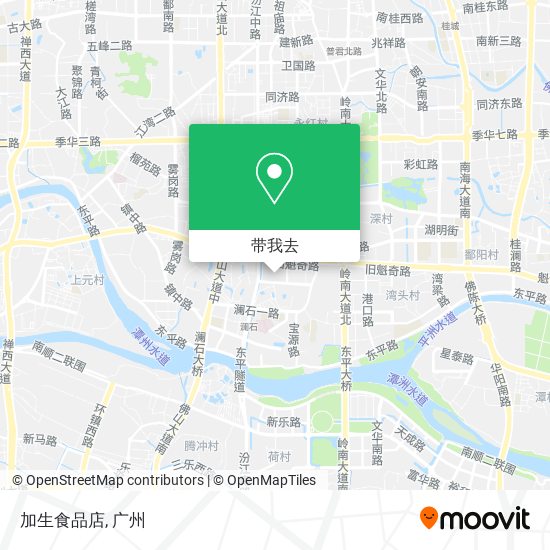 加生食品店地图