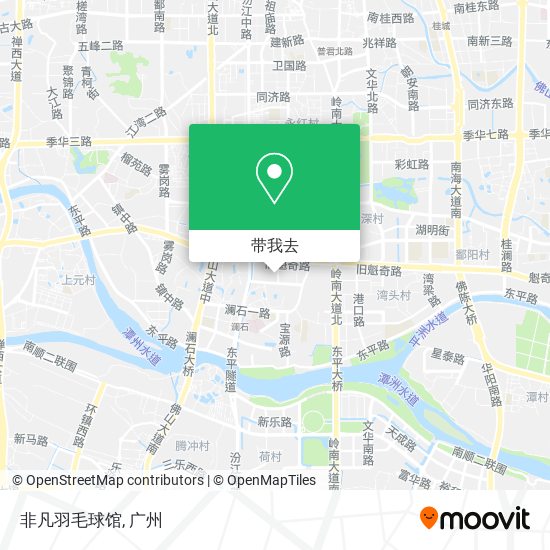非凡羽毛球馆地图