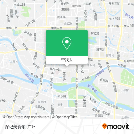 深记美食馆地图