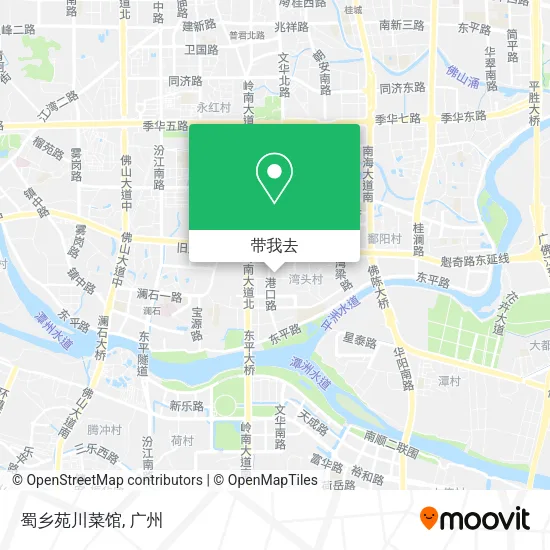 蜀乡苑川菜馆地图