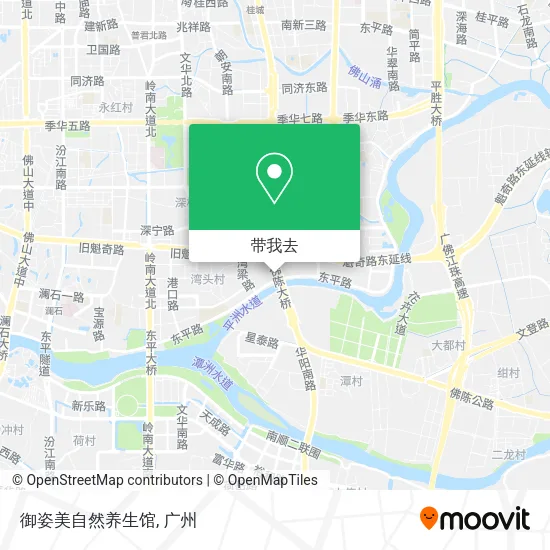 御姿美自然养生馆地图