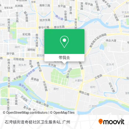 石湾镇街道奇槎社区卫生服务站地图