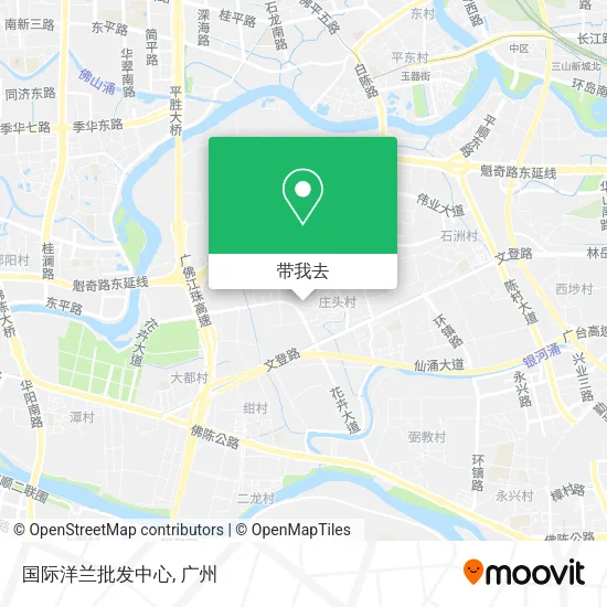 国际洋兰批发中心地图