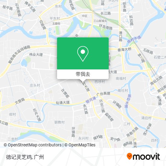 德记灵芝鸡地图