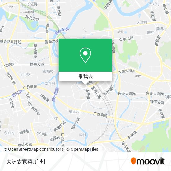 大洲农家菜地图